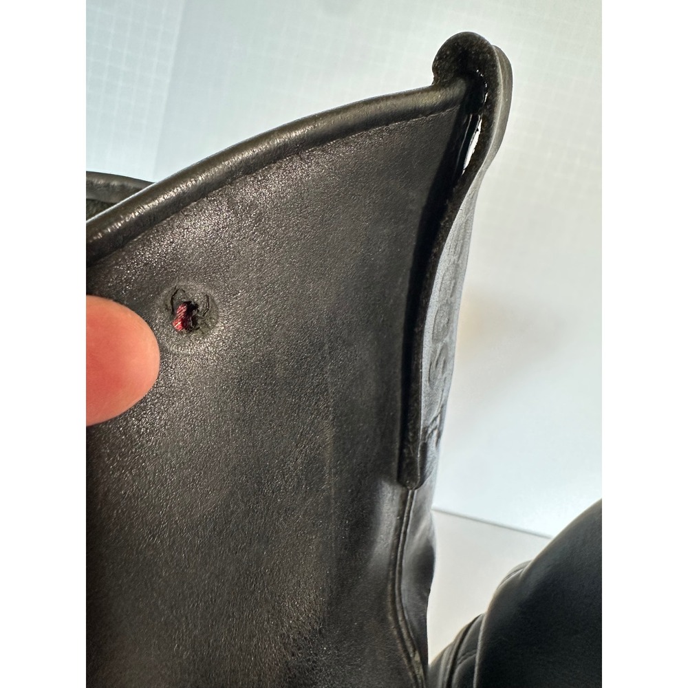 VTG Red Wing Pecos 1116 Mens Black Leather Pull On Work Boots Made in USA 8 E - Picture 4 of 8